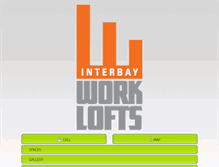 Tablet Screenshot of interbayworklofts.com